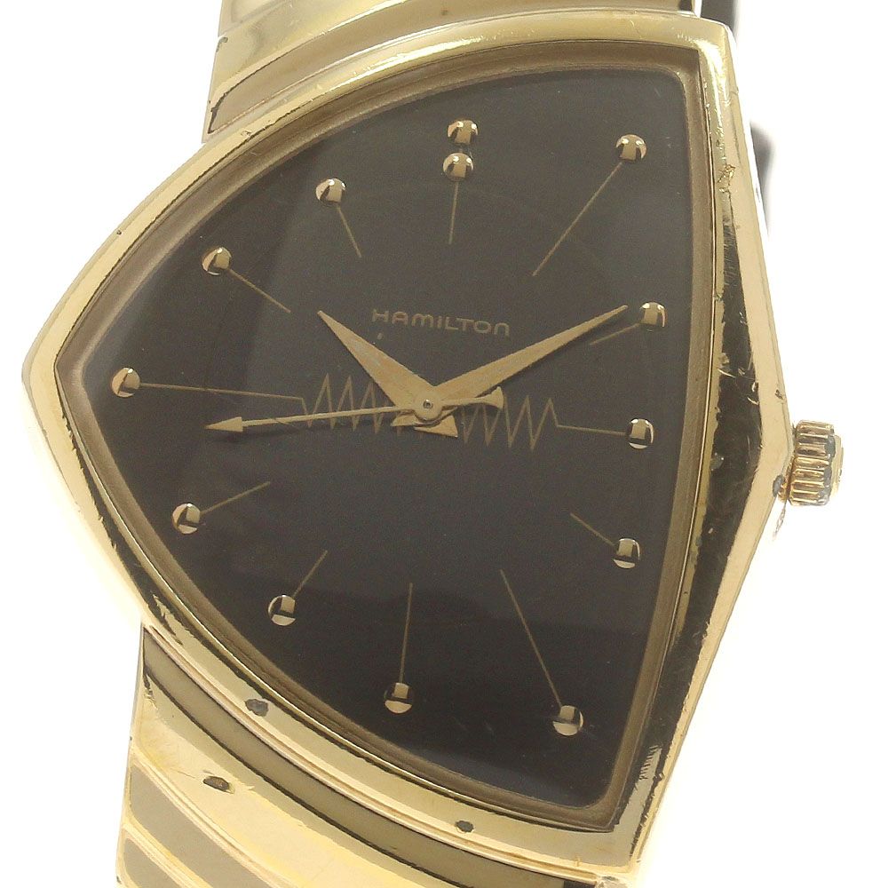 HOT，新作 7) ハミルトン ベンチュラ 金色 6250 紳士用