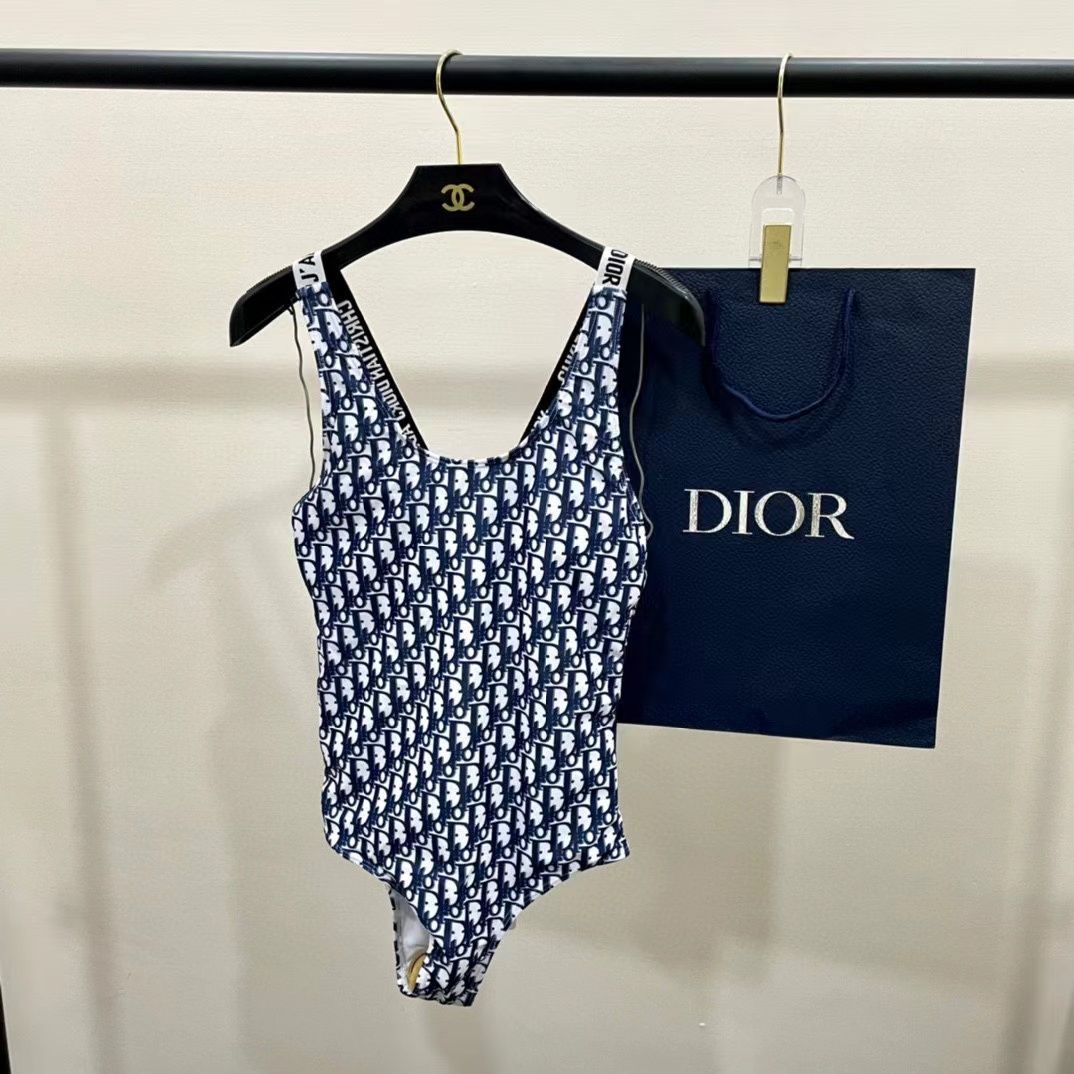 美品 Christian DIOR クリスチャンディオール レディース  夏用ワンピース水着