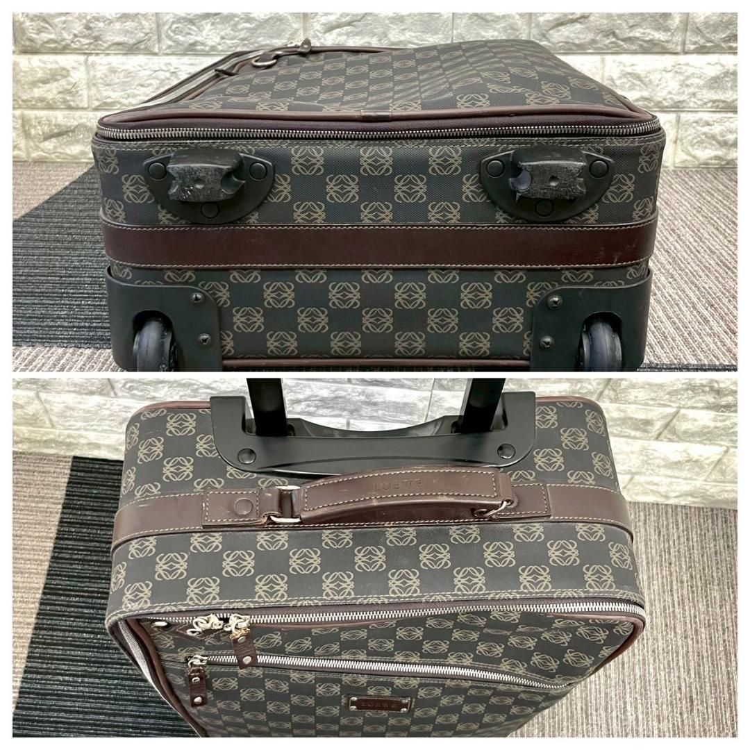 LOEWE　ロエベ　リピート　アナグラム　キャリーケース　総柄　２輪 LOEWE ロエベ リピート アナグラム キャリーケース 総柄 2輪