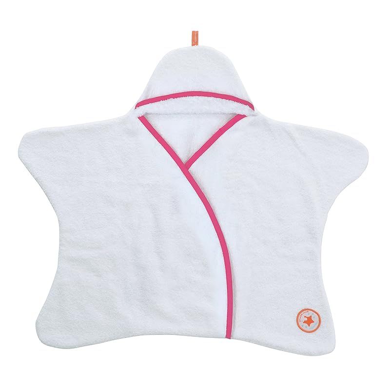 Tuppence - Crumble タッペンスアンドクランブル 星型アフガン Star Wrap スターラップ Splash Club Starsnug スプラッシュクラブ スタースナッグ タオル地 0-4ヶ月用 ピンク