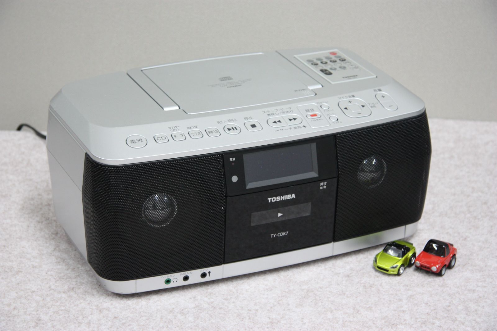 TOSHIBA TY-CDK7 シルバー TOSHIBA TY-CDK7 シルバー TY-CDK7：CDラジオカセットレコーダー