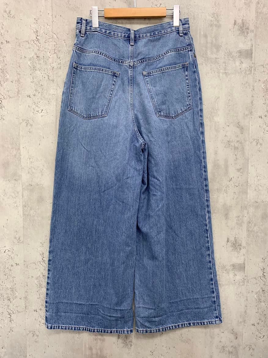 IENA イエナ エコデニム タック ワイド バギー デニムパンツ