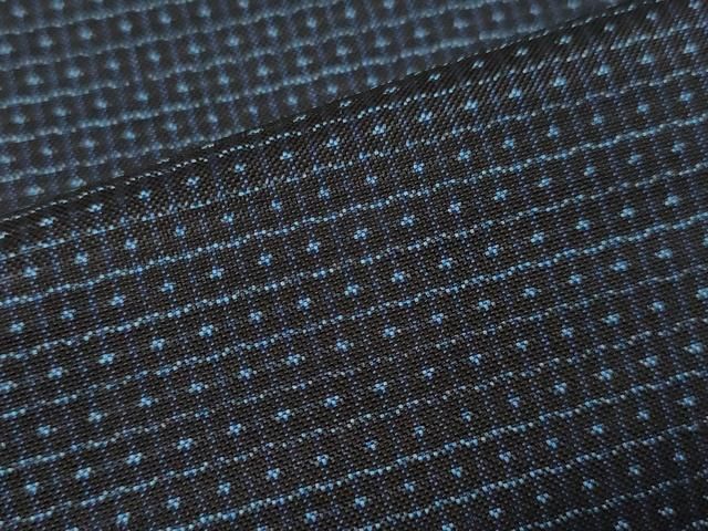 平和屋着物#男性 本場大島紬 羽織 80亀甲 総詰め 反端付き 正絹 id