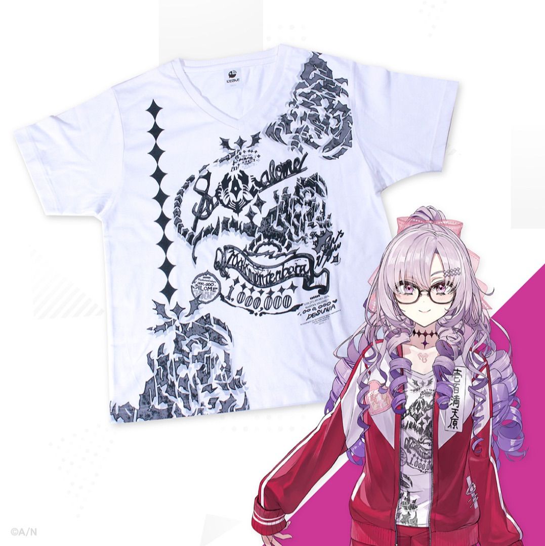 ニジサンジ 【まめねこアパレル】開襟シャツ レオス・ヴィンセント