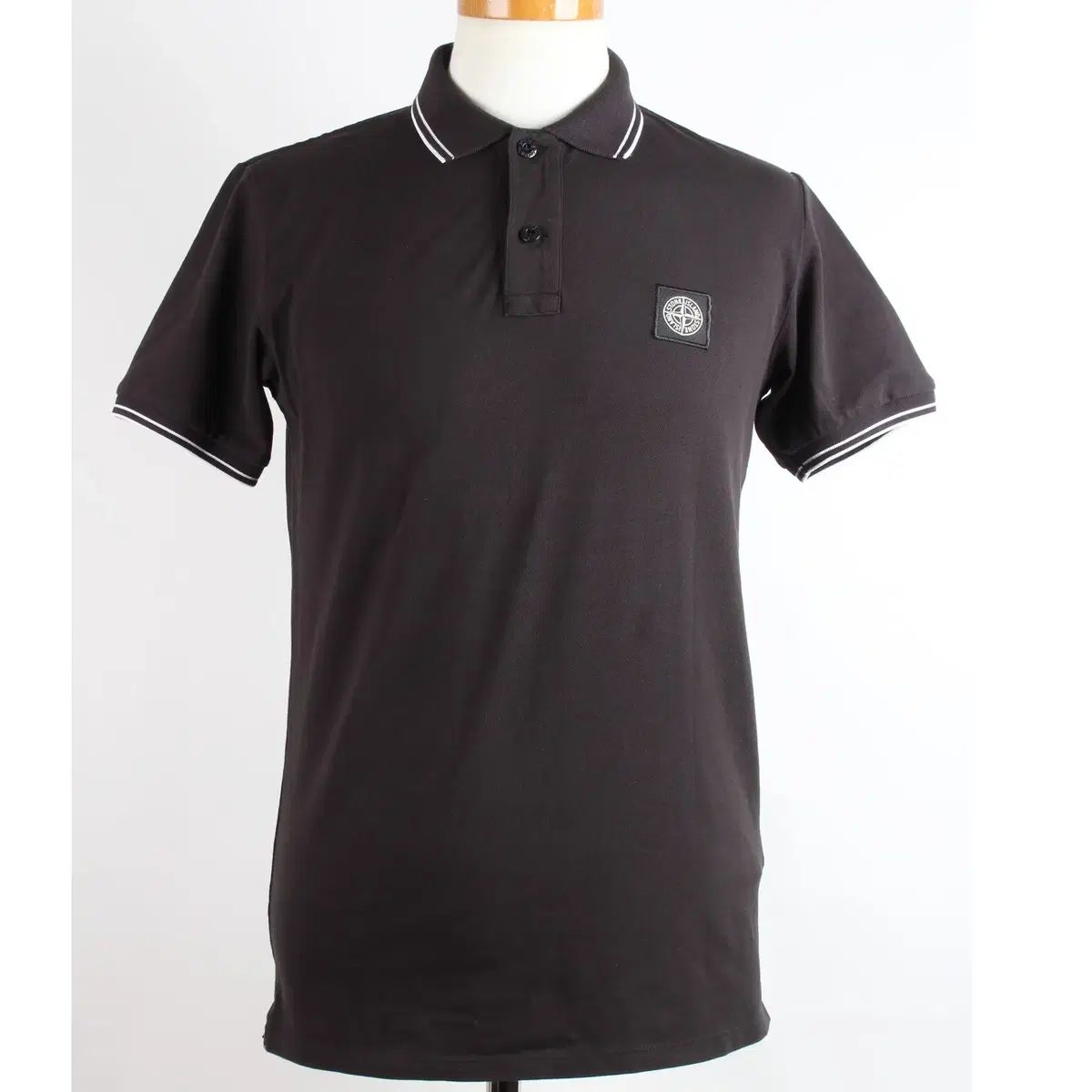 ストーンアイランドジュニア ワッペン PK Tシャツ ブラック 14Y