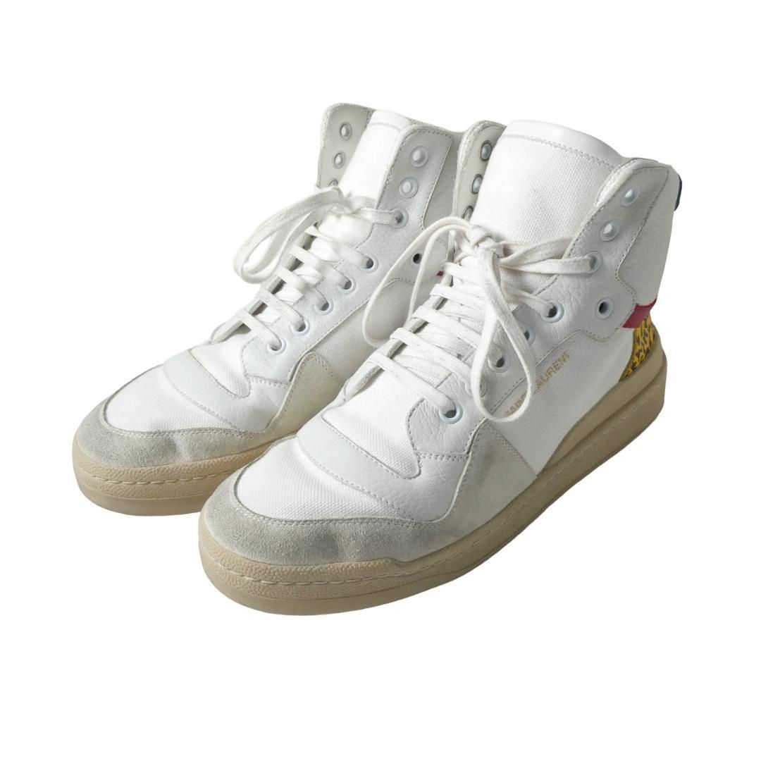 サンローランパリ SAINT LAURENT PARIS スニーカー レザー×キャンバス 