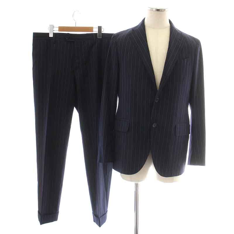 LARDINI ラルディーニ　スーツ　セットアップ　ストライプ　グレー　XL LARDINI (ラルディーニ) SARTORIA (サルトリア) トロピカル
