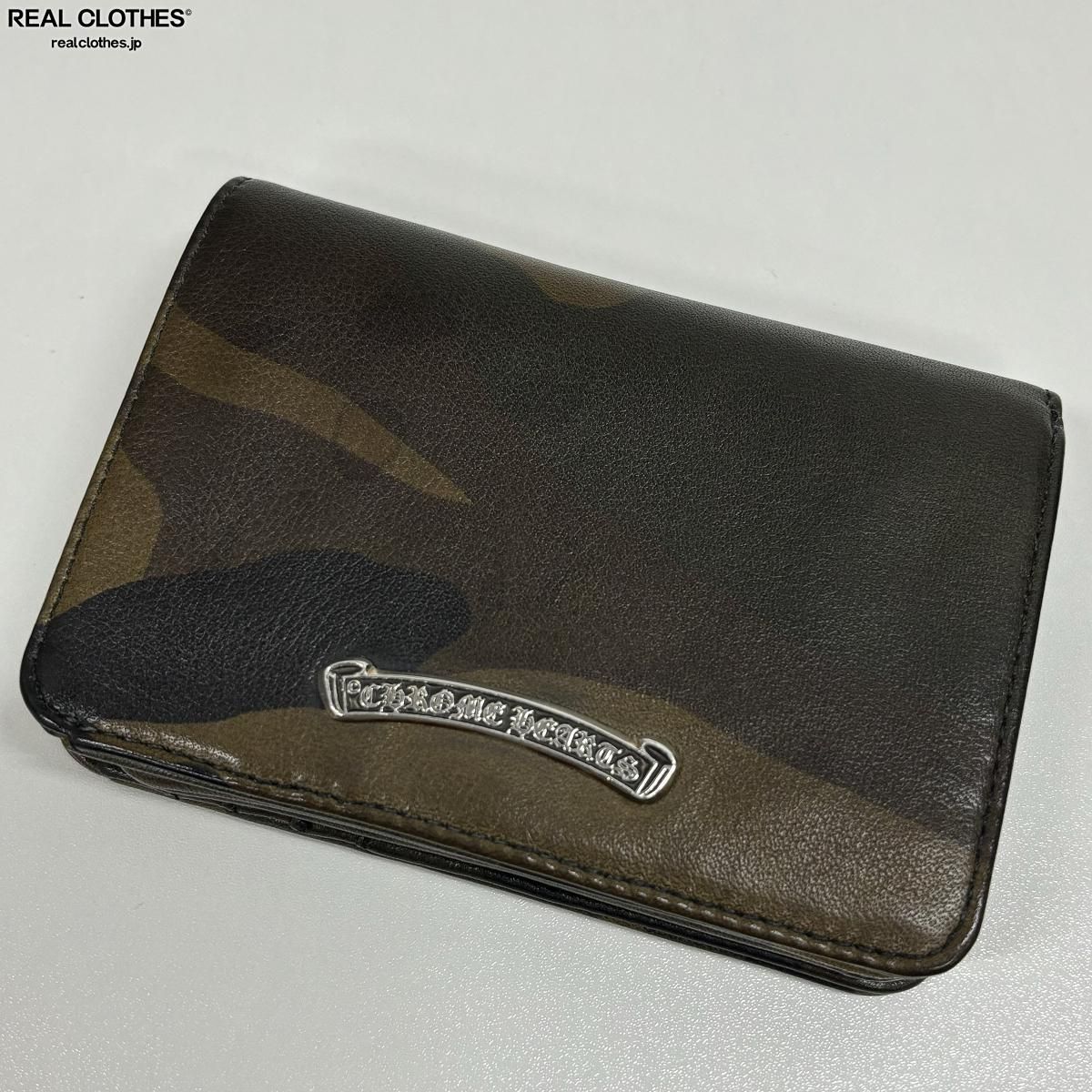 CHROME HEARTS/クロムハーツ JOEY LEATHER WALLET/ジョーイ ウォレット カモフラ/迷彩柄 二つ折り財布 - メルカリ