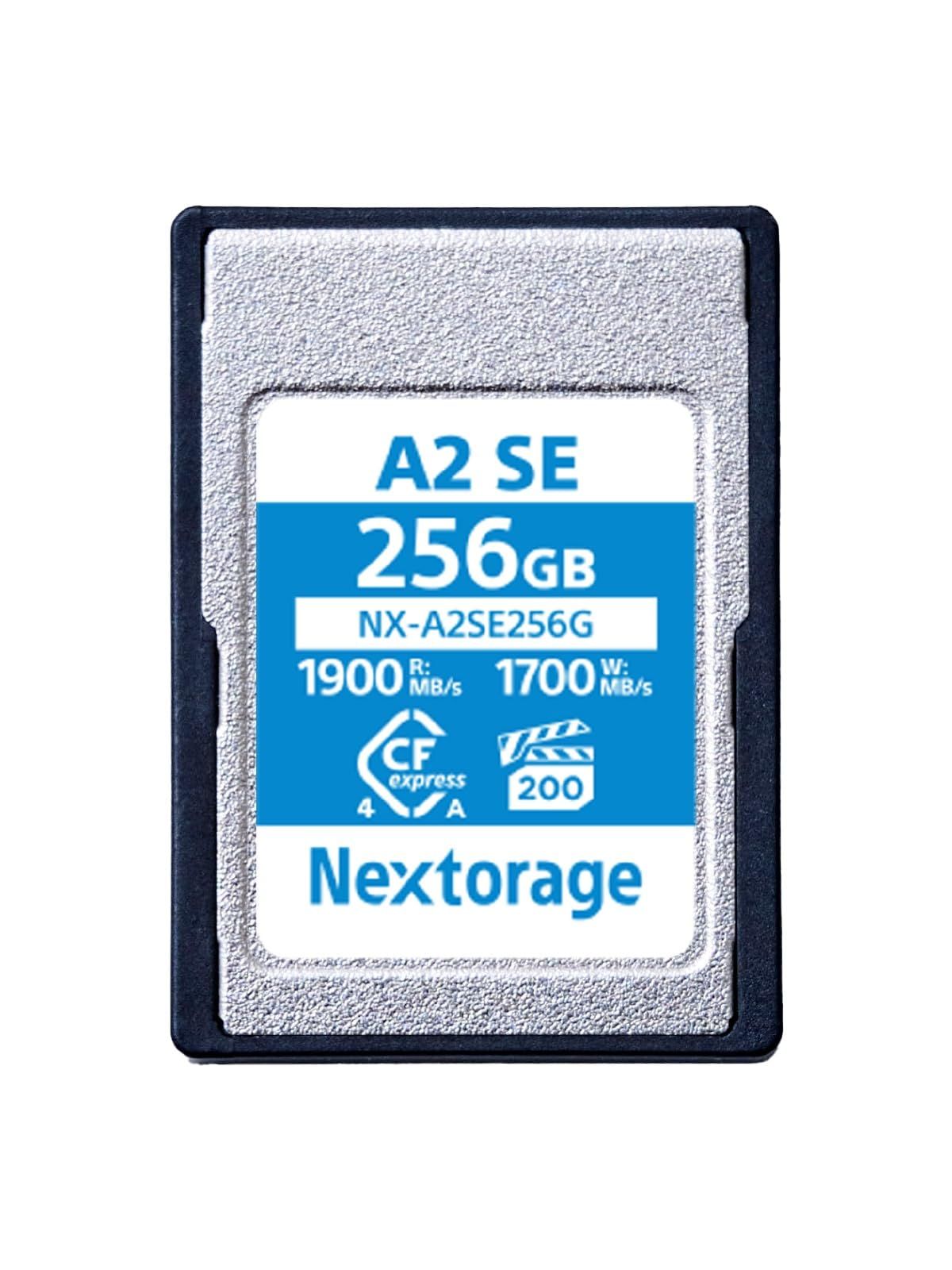Nextorage 日本メーカー CFexpress 4.0 Type A 256GBメモリーカード VPG200 最大読み出し速度1900MB|s 最大書き込み速度1700MB|s NX-A2SE256G CF express 4.0 typea ネクス…