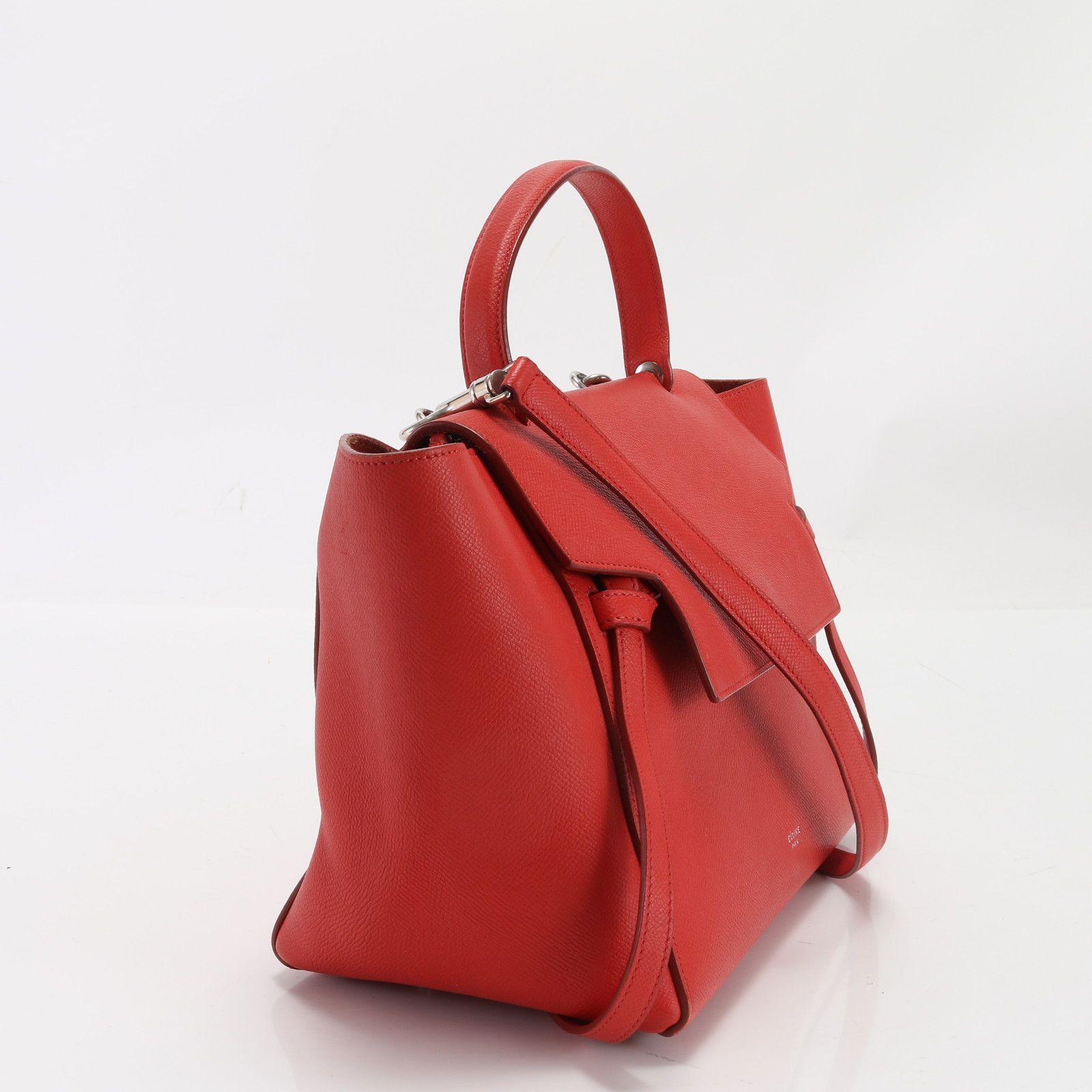 極美品 セリーヌ ミニ ベルトバッグ レザー 2WAY ショルダーバッグ 