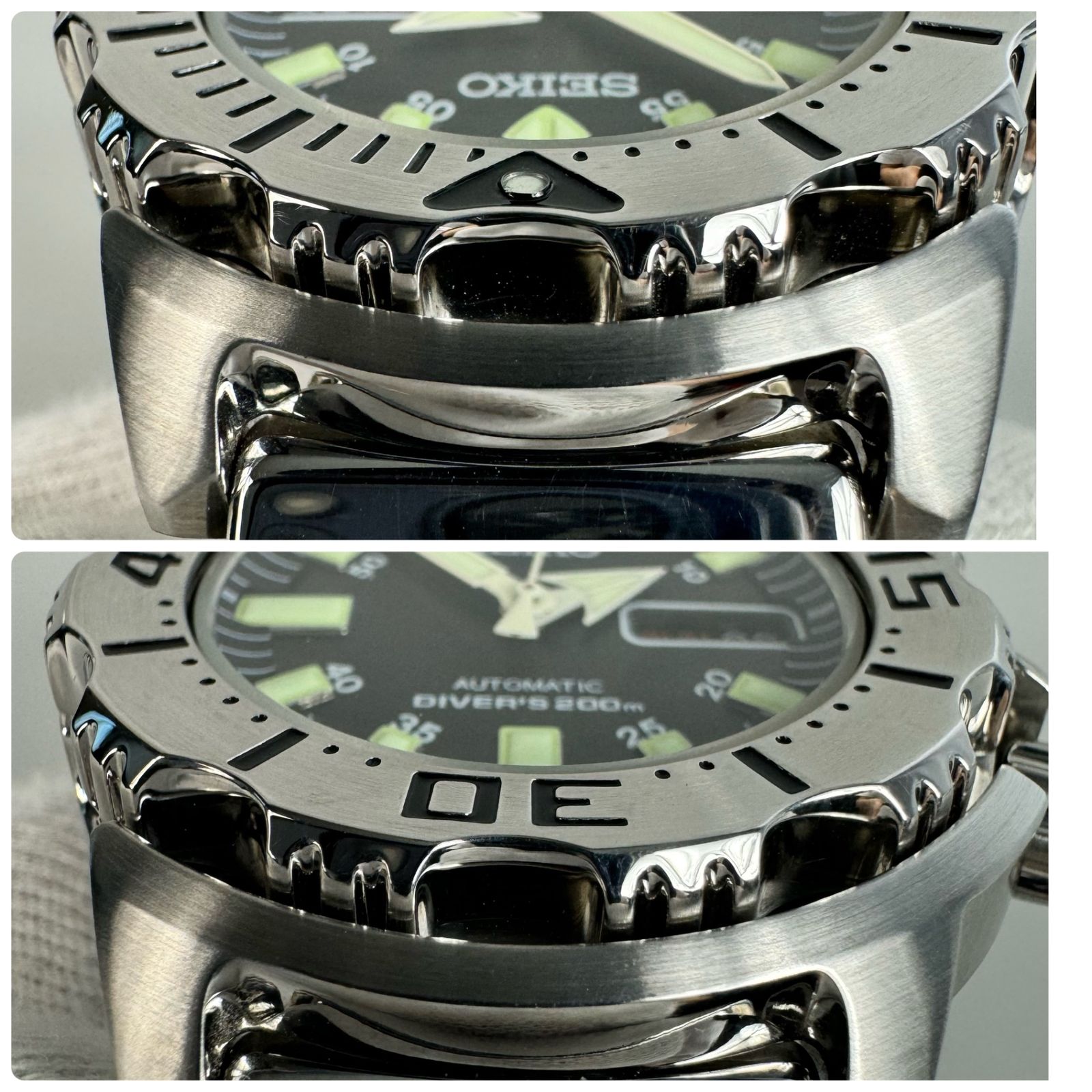 美品】セイコー SEIKO SKX779 ブラックモンスター 7S26-0350 ダイバー  