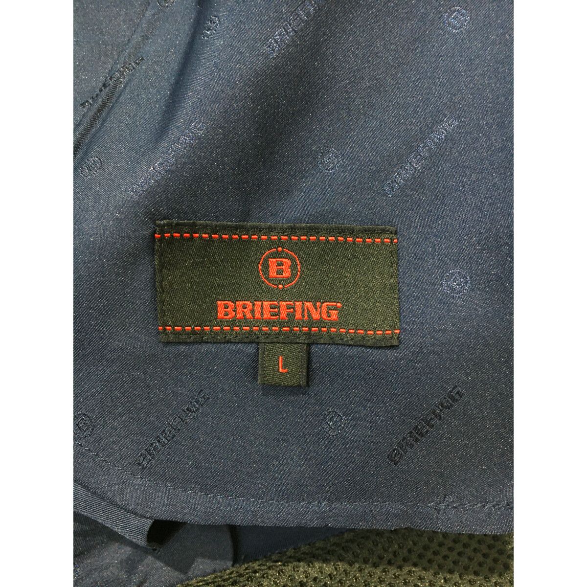 中古 メンズ ブリーフィング BRIEFING ハーフパンツ L 紺 ネイビー