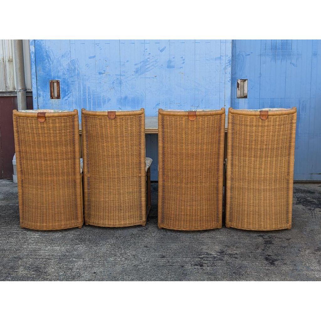 ♡日本の高級ラタン家具　カサブランカ　ダイニングチェアー♡ 日本製 ラタン リゾート カサブランカ ダイニングチェアセット 籐 SZ