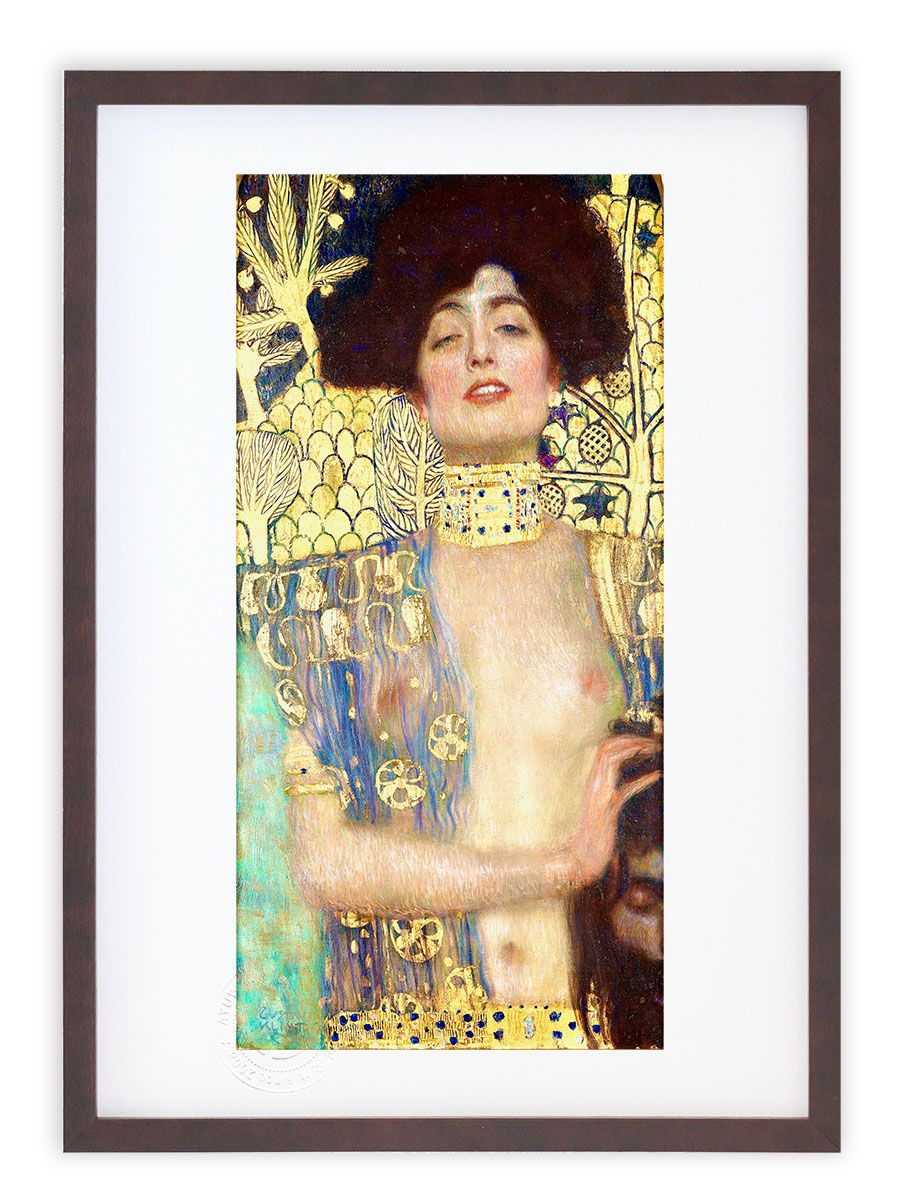 複製画・額縁つき：クリムト・「ユディトI」 グスタフ・クリムト