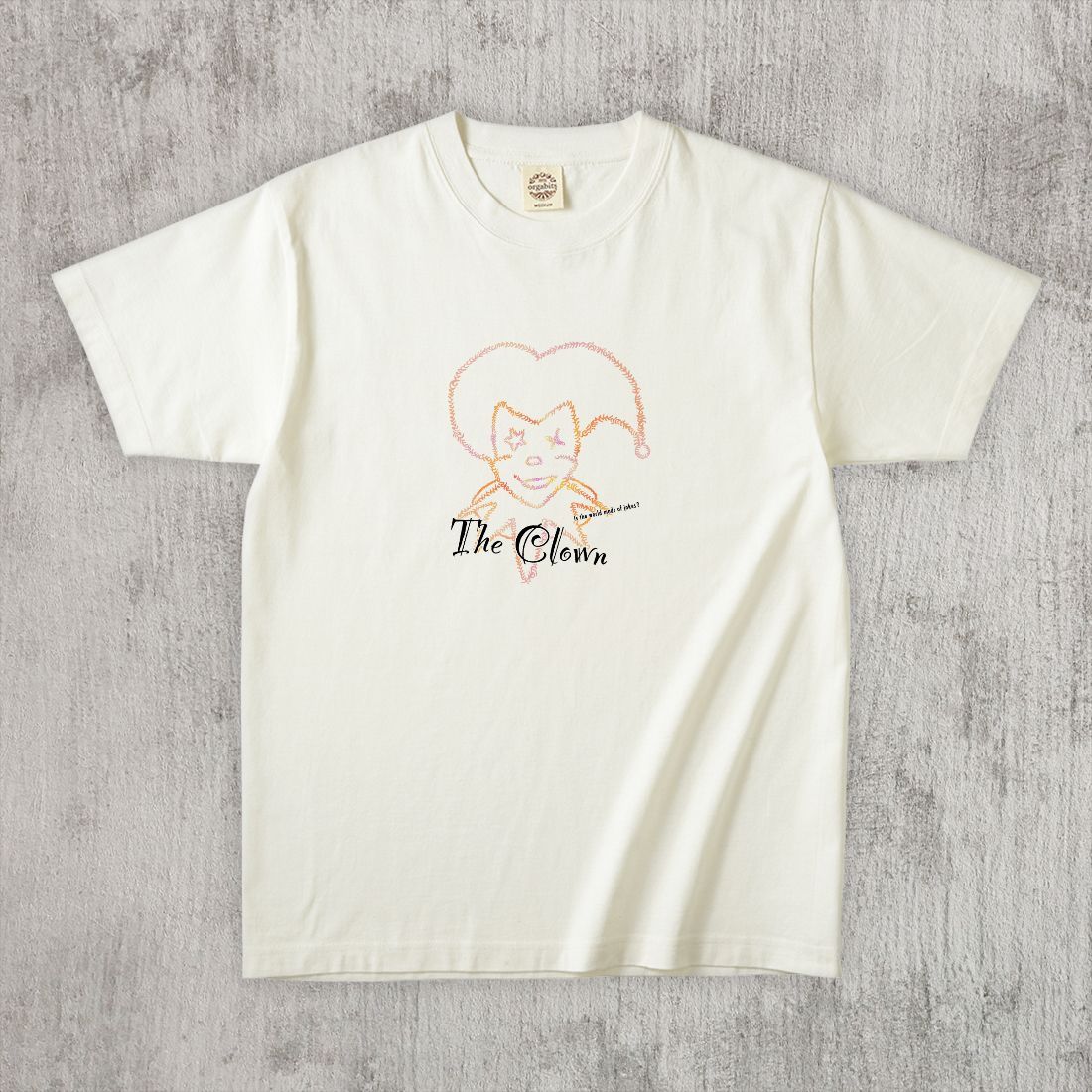 グラフィックTシャツ　The Clown Color