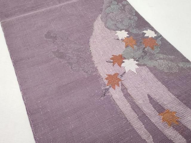 平和屋着物*夏物 太鼓柄袋帯 楓 正絹 CAAW7014fb