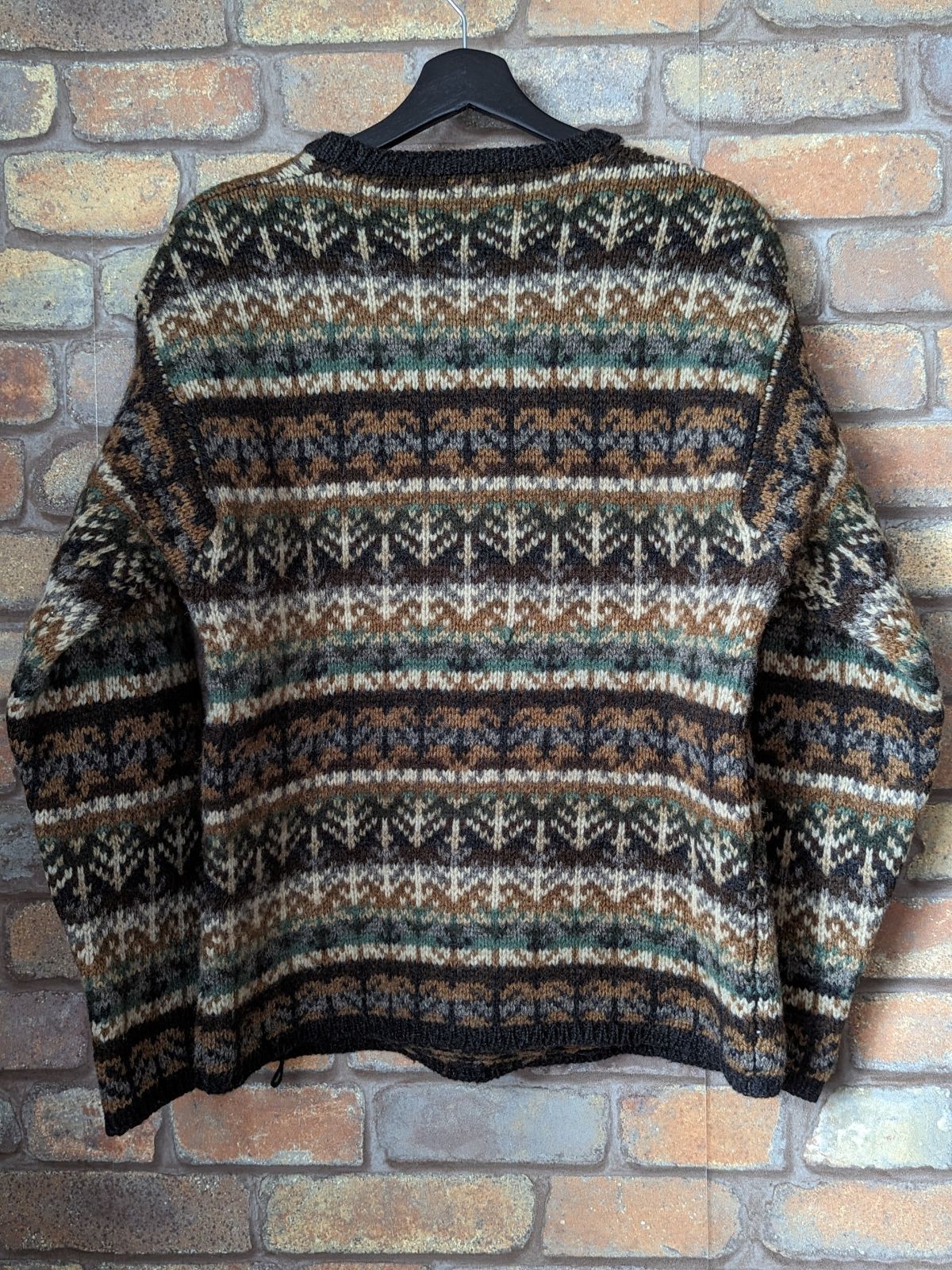 90's J.CREW HandKnitSweater 90年代 ジェイクルー 巨人タグ ハンド