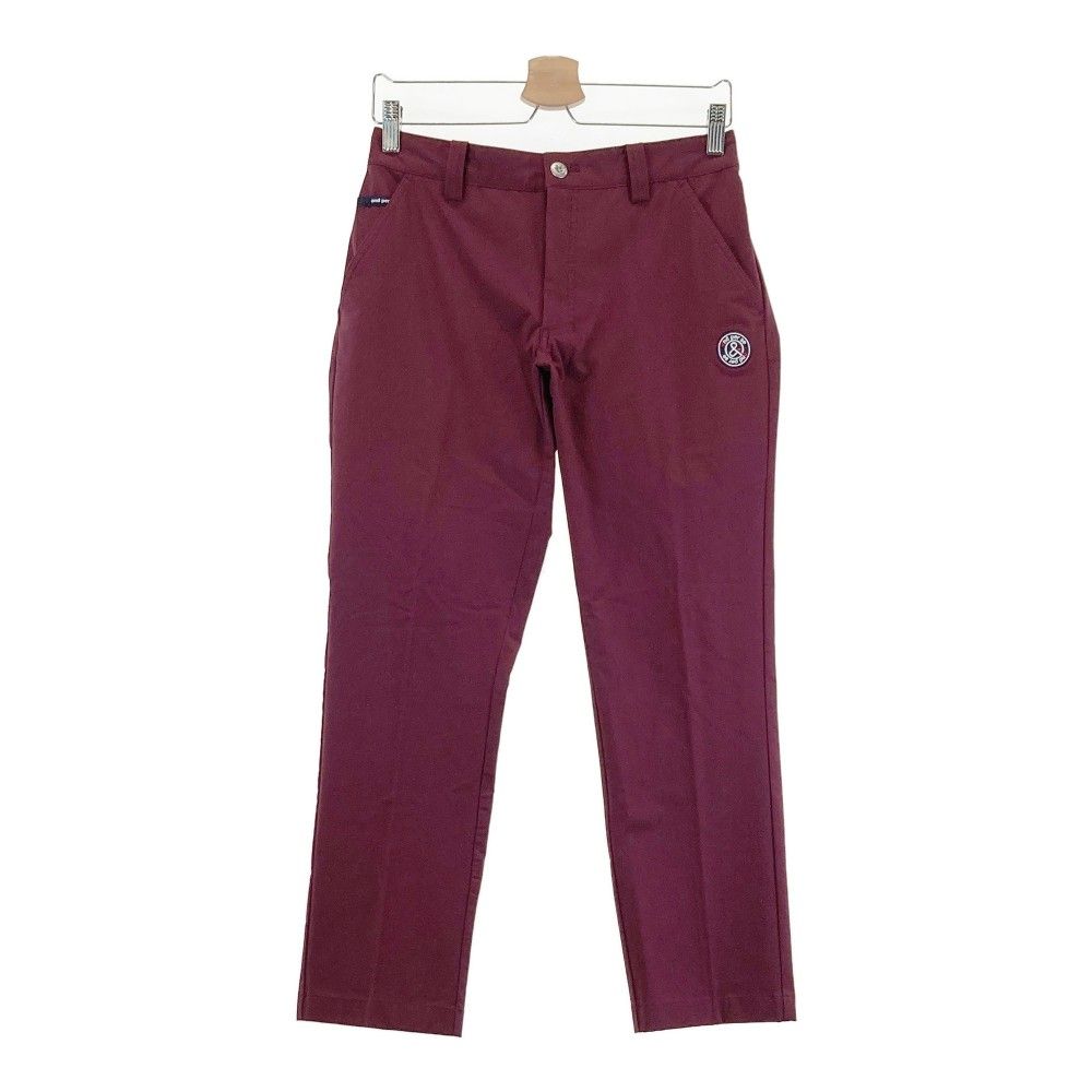 サイズ：M and perse アンパスィ  ストレッチパンツ  レッド系 [240101414591] ゴルフウェア メンズ ストスト サイズ：M and perse アンパスィ ストレッチパンツ レッド系