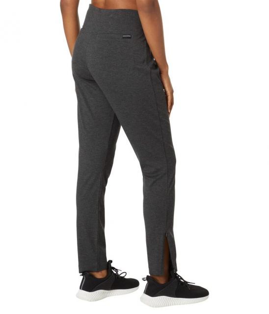 【送料無料】 スケッチャーズ レディース カジュアルパンツ ボトムス Goknit Ultra Tapered Pants Grey Stripe