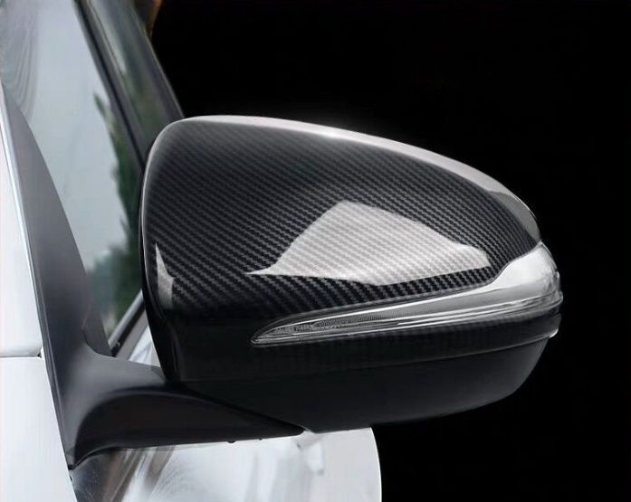 ベンツ Cクラス W205 E Ｗ213 GLC X253 GLB X247 右ハンドル用 2色選択 ドアミラーカバー 外装ガーニッシュ