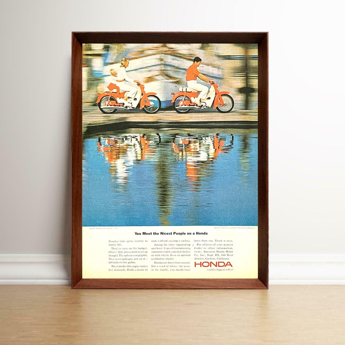 1950 Wood Frame Vintage Poster ポスター 1950~ Wood Frame Vintage Poster ポスター
