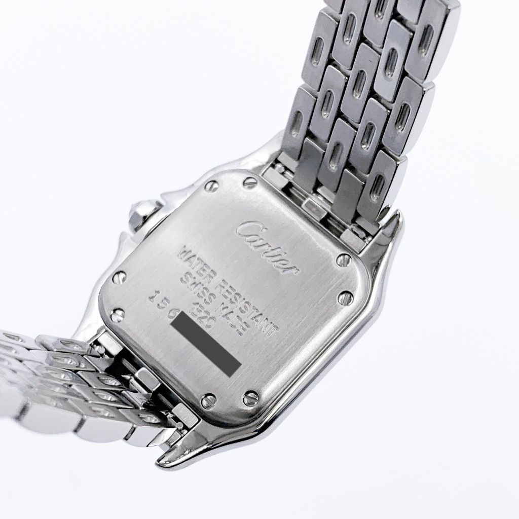 カルティエ パンテール SM SS レディース腕時計 3コマのみ 保証書付】カルティエ パンテール SM SS ブレスフルダイヤ SS SS