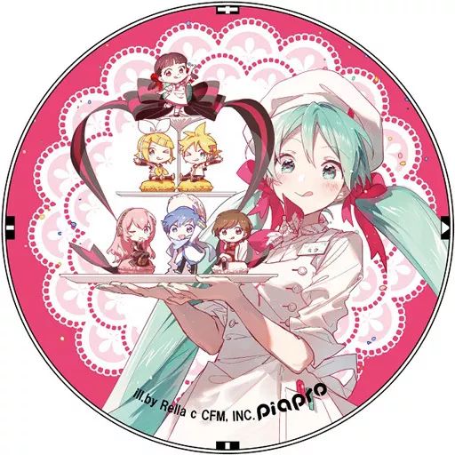 初音ミク(全員集合) 缶バッジ 「VOCALOID×不二家」 中古】バッジ・ピンズ(キャラクター) 初音ミク(全員集合) characters