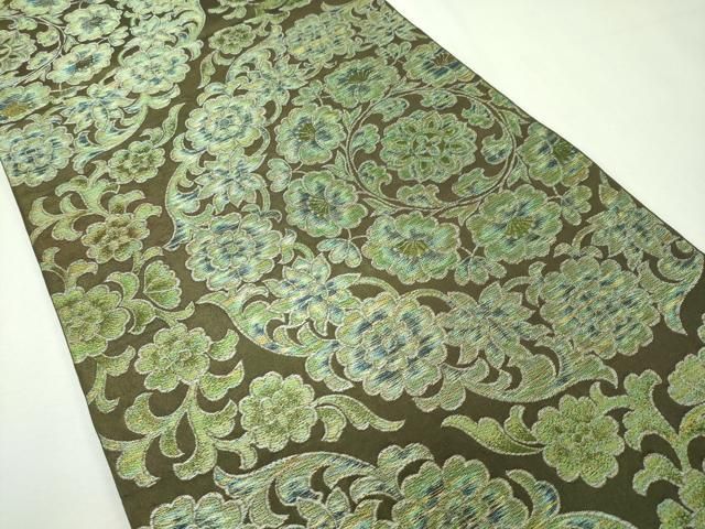 平和屋本店■極上　西陣　川島織物　六通柄　本袋帯　正倉院花文　金糸　逸品　未使用　CZAA2687s5 平和屋本店□極上 西陣 川島織物 六通柄 本袋帯 正倉院花文 金糸 逸品