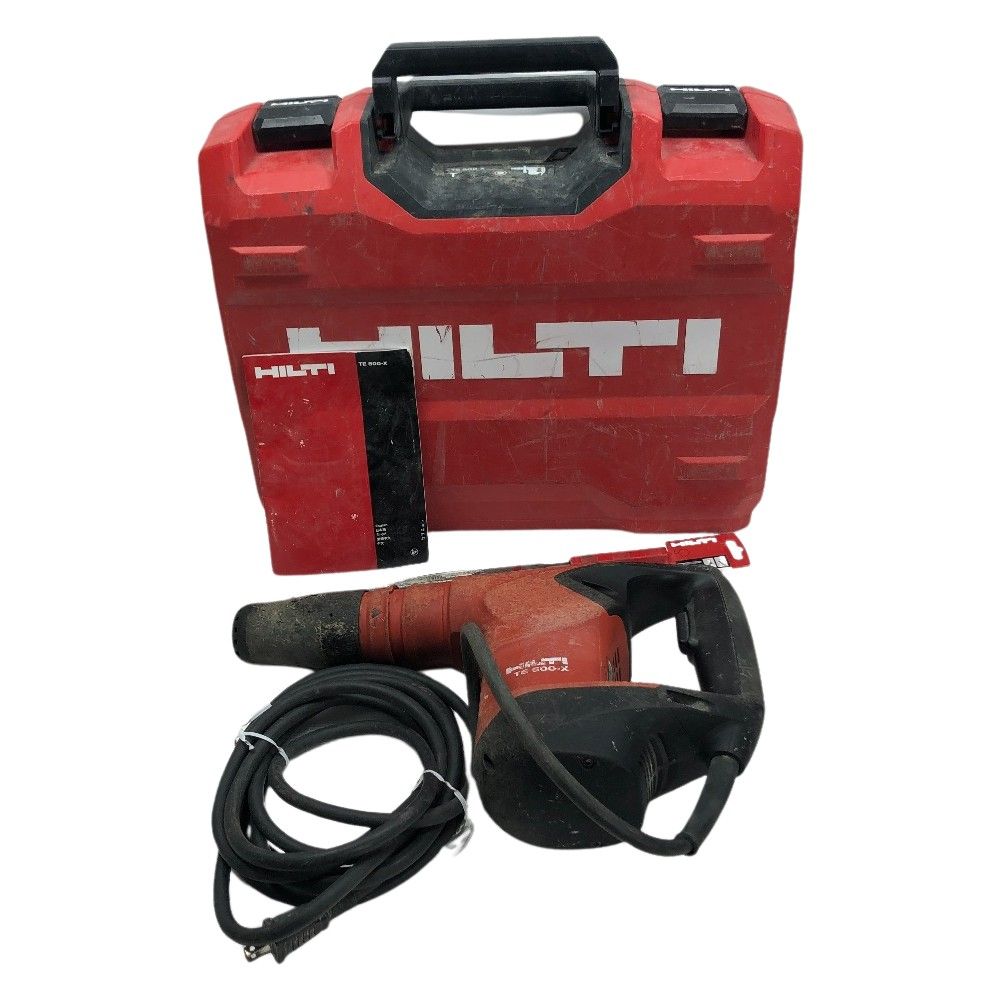 Hilti ヒルティ 100V ハンマドリル ハンドル ケース付 TE500-X レッド
