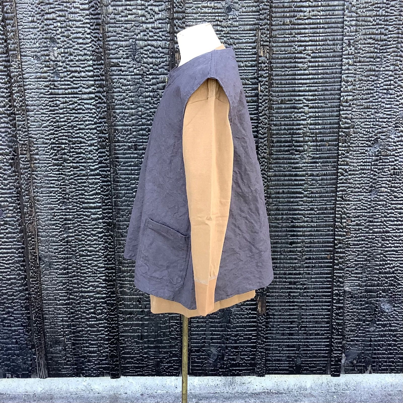 新品 Nigel Cabourn MAIN LINE “FRENCH WORK VEST-HEMP