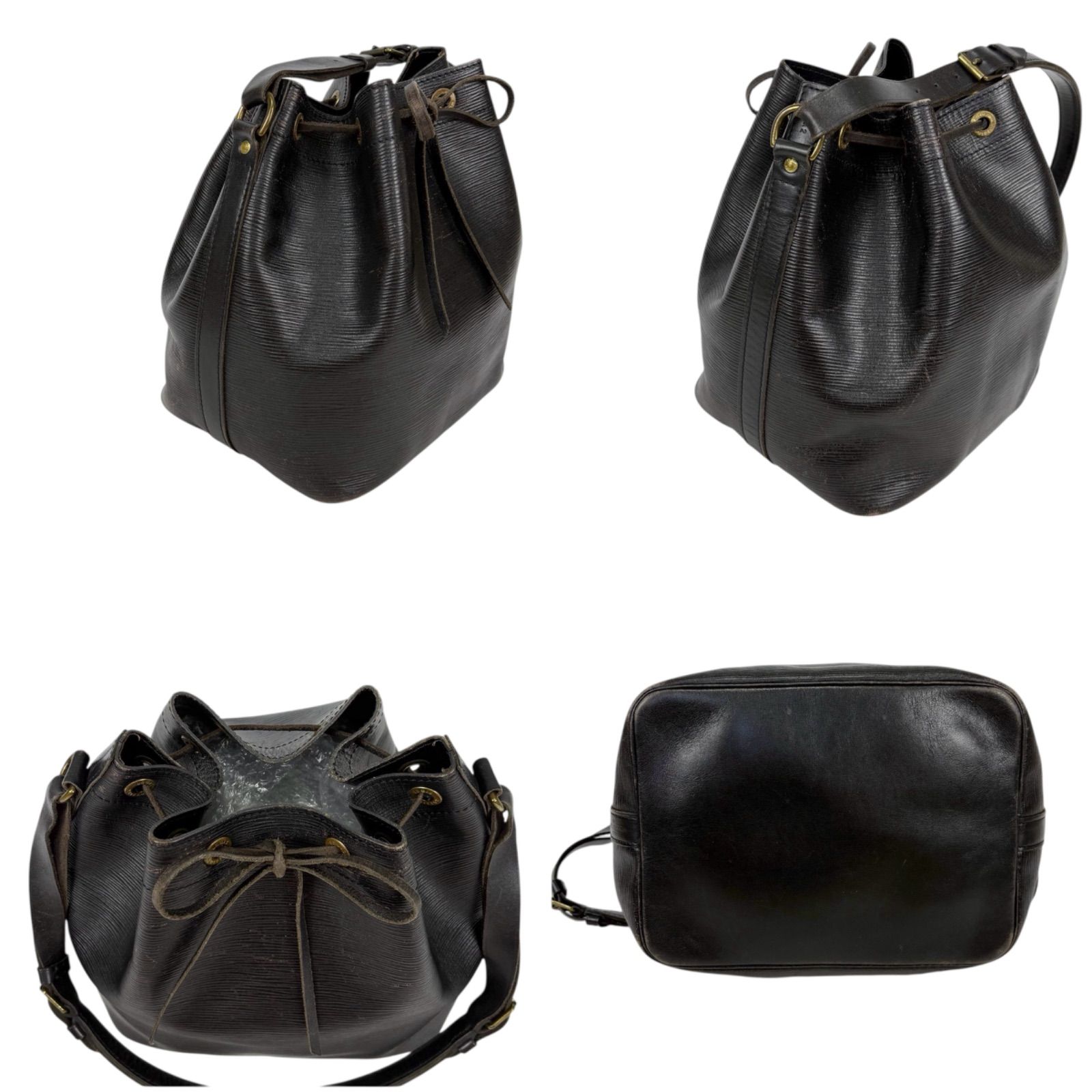ルイヴィトン LOUIS VUITTON ショルダーバッグ 巾着型 プチノエ 