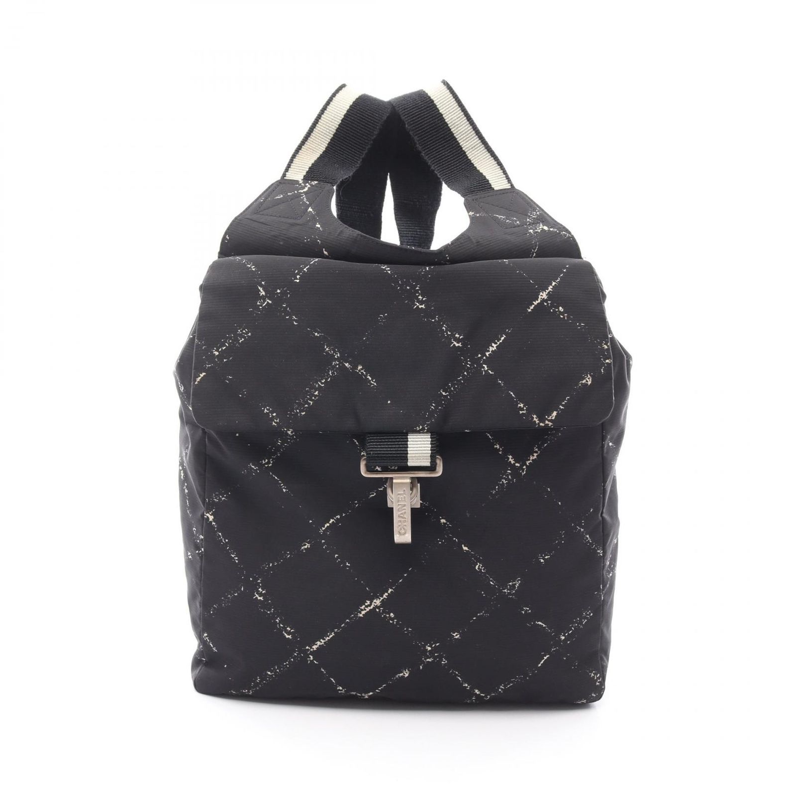 CHANEL シャネル 旧トラベルライン リュックサック 格子柄