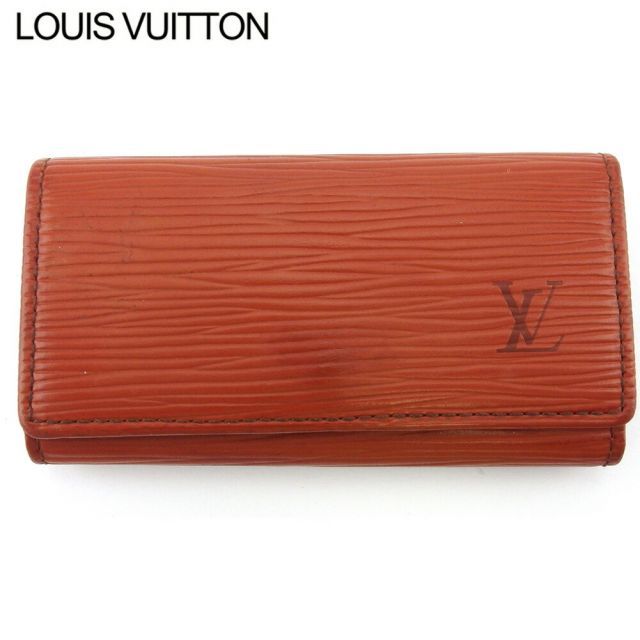 【極美品】LVルイヴィトン/4連キーケース/エピ/ミュルティクレ4/キーリング LOUIS VUITTON ルイ・ヴィトン ミュルティクレ4 モノグラム