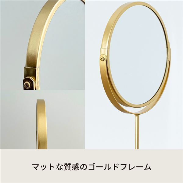 12個セット 3倍鏡付卓上ミラーH