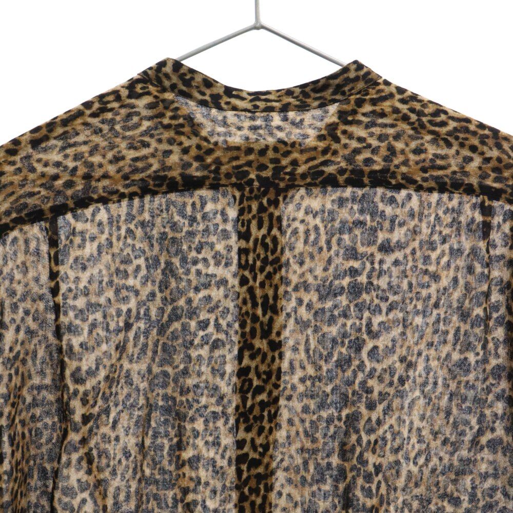 SAINT LAURENT PARIS サンローランパリ 19SS レオパード総柄 シルク 長袖シャツ 605378 マルチ レディース SAINT LAURENT PARIS (サンローランパリ) 19SS レオパード総柄 シルク