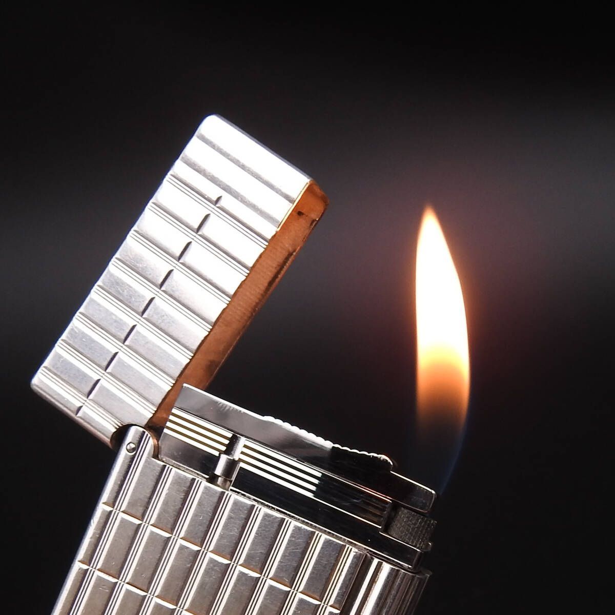 OH済み 着火 済み S.T Dupont デュポン ギャッツビー ガスライター シルバー 18138 ️