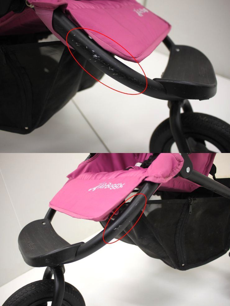 24時まで特値超　美品価格交渉可！エアバギー☆ココブレーキ ピンク？ラズベリー？ エアバギーココブレーキ⭐︎ピンク 24時まで特値超 美品価格交渉可！