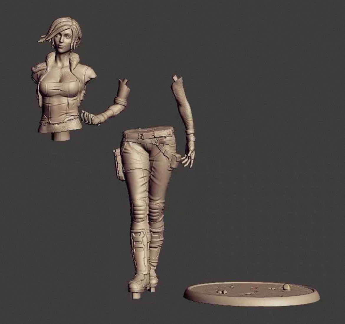 リリス 1/10 ディアブロ ガレージキット 未塗装未組立 フィギュア 1/6 ガレージキット フィギュア 未塗装 リリス ボーダーランズシリーズ