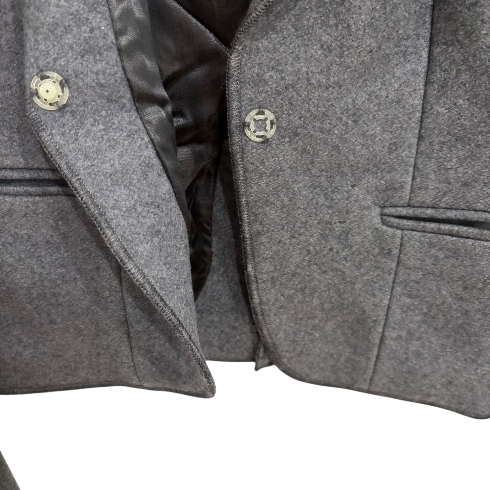 Z1559 miumiu ミュウミュウ イタリア製 ウールジャケット グレー