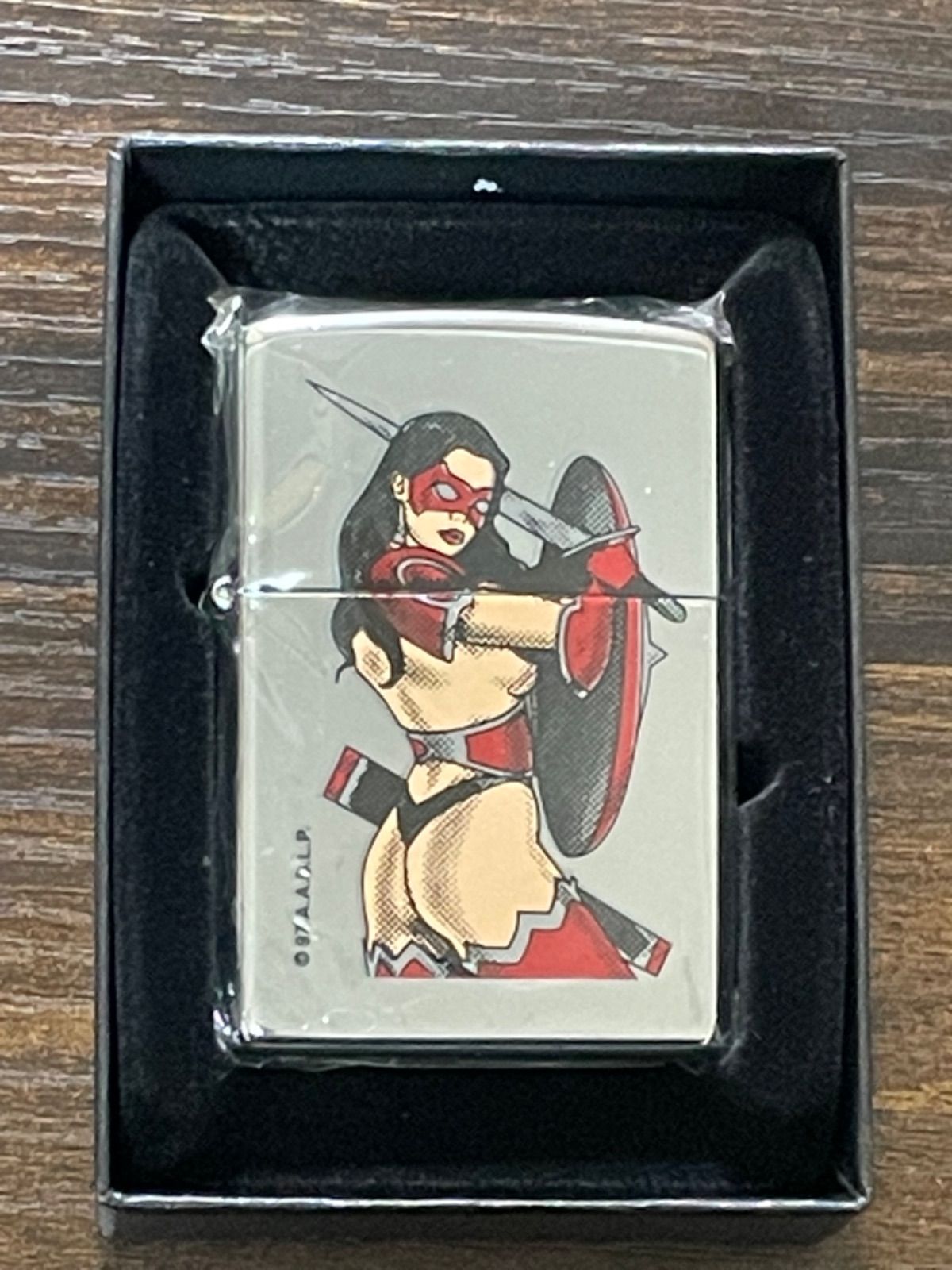 【全品送料無料】 girl sexy 女剣士 セクシーガール zippo 年代物 silver 1999年製 その他