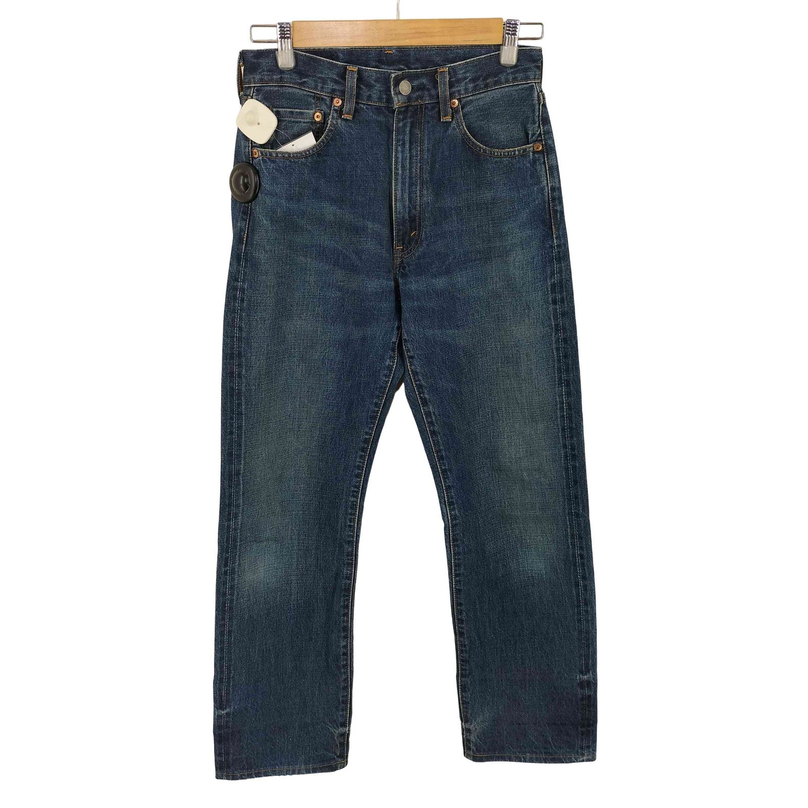 リーバイス Levis 復刻 502XX ストレートデニムパンツ Vステッチ ビックE ボタン裏J09 メンズ US：28-29 