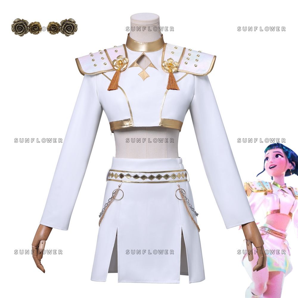 KーPOPデーモンハンターズ ゾーイ コスプレ衣装 KPOPガールズ! デーモン ハンターズ ゾーイ-Zoey コスプレ衣装