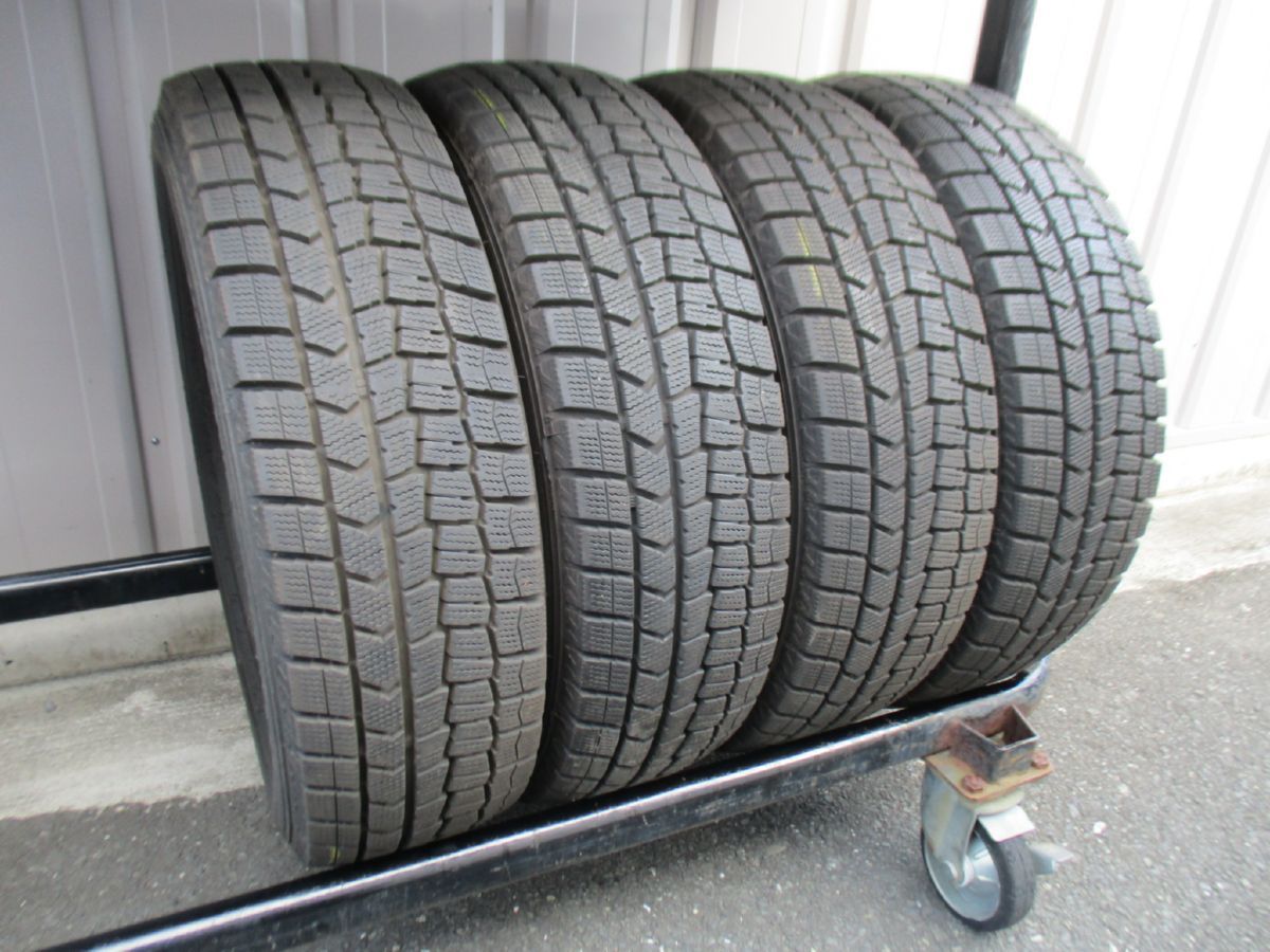 175|65R15 84Q ダンロップ WINTER MAXX WM02 スタッドレス 2021年製 4本 送料込 T60190812 インボイス領収書発行