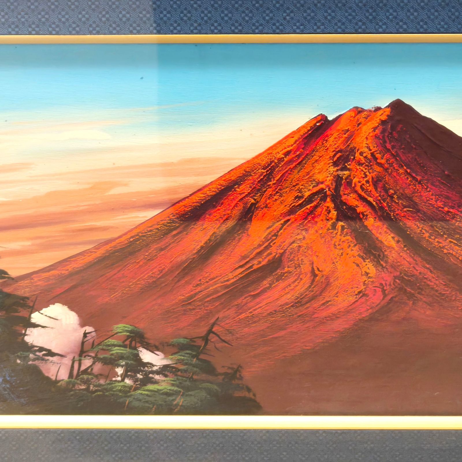 赤富士 赤富士・絵画・作者不明・No.250929-01・梱包サイズ140 - メルカリ