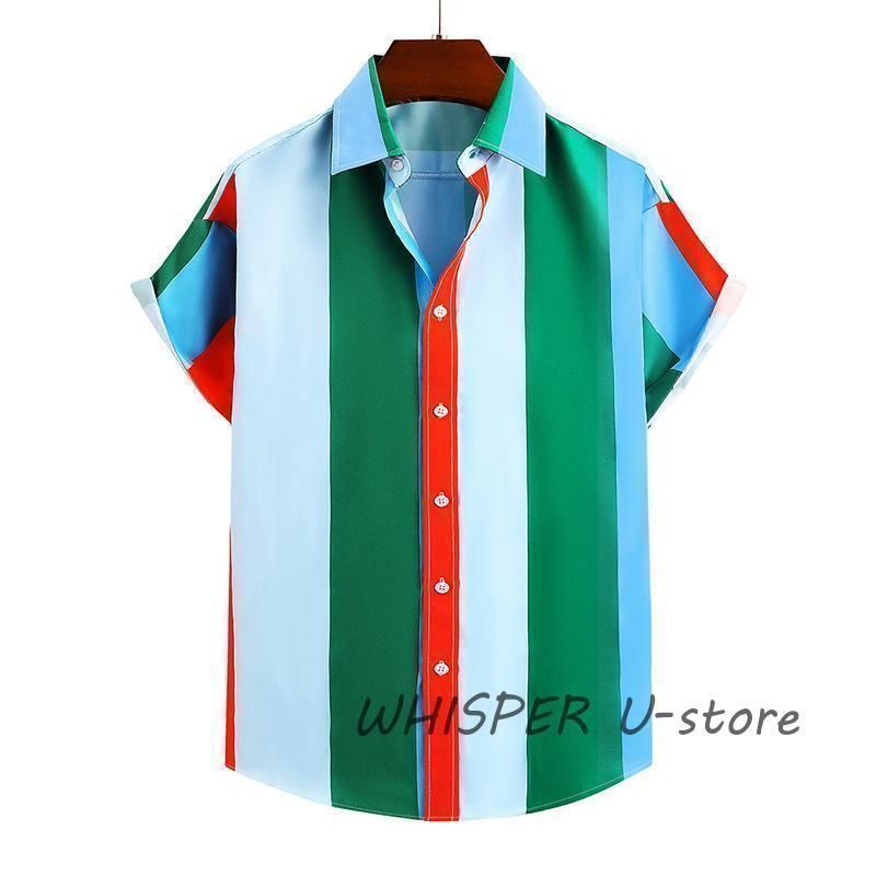 オープンカラーシャツ 半袖 リゾート カジュアルトップス open_color_shirts.jpg