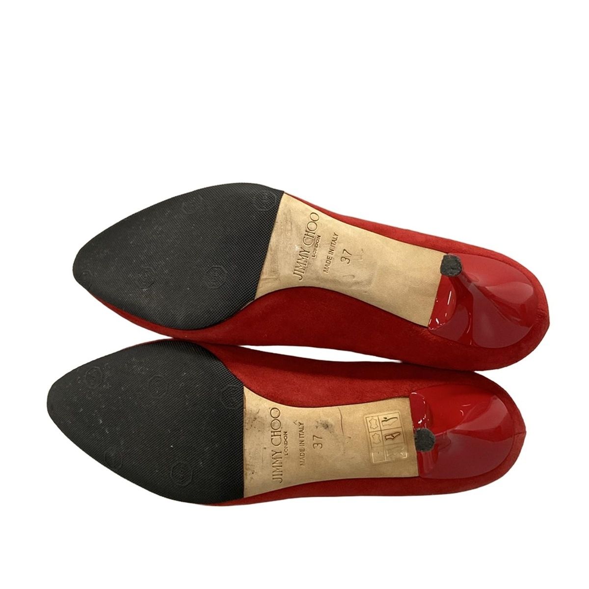 2024セール JIMMY CHOO(ジミーチュウ) レッド - レディース 37 パンプス 靴