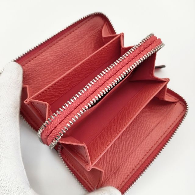 COACH コーチ　ダブルジップポーチ　長財布　リストレット たチェリー　デニム COACH コーチ ダブルジップポーチ 長財布 リストレット たチェリー