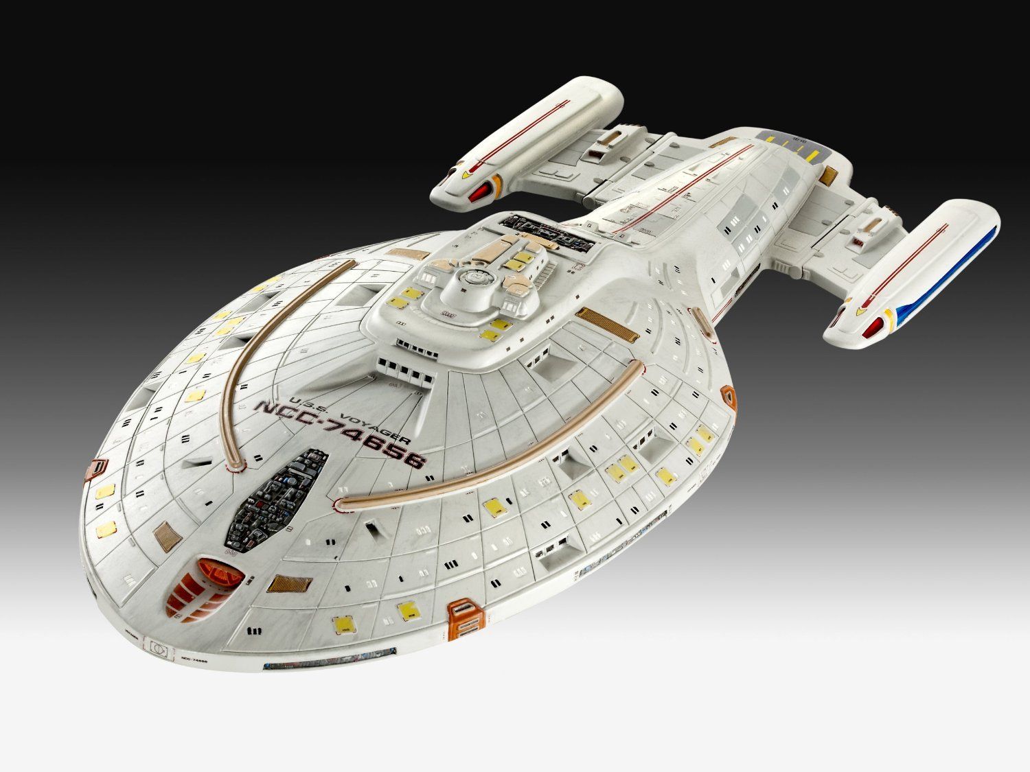 ドイツレベル スタートレック 1/670 NCC-74656 U.S.S ヴォイジャー