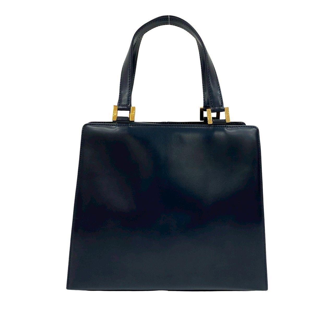 Yves Saint Laurent YSL ロゴ レザー トート バッグ ほぼ未使用 YVES SAINT LAURENT イヴサンローラン ヴィンテージ