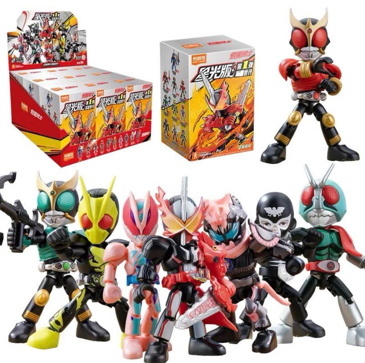 Blokees 仮面ライダー まとめ売り 引退品 説明用確認 即納】Blokees ブロッキーズ 仮面ライダー 星光版 第1弾 超越世代